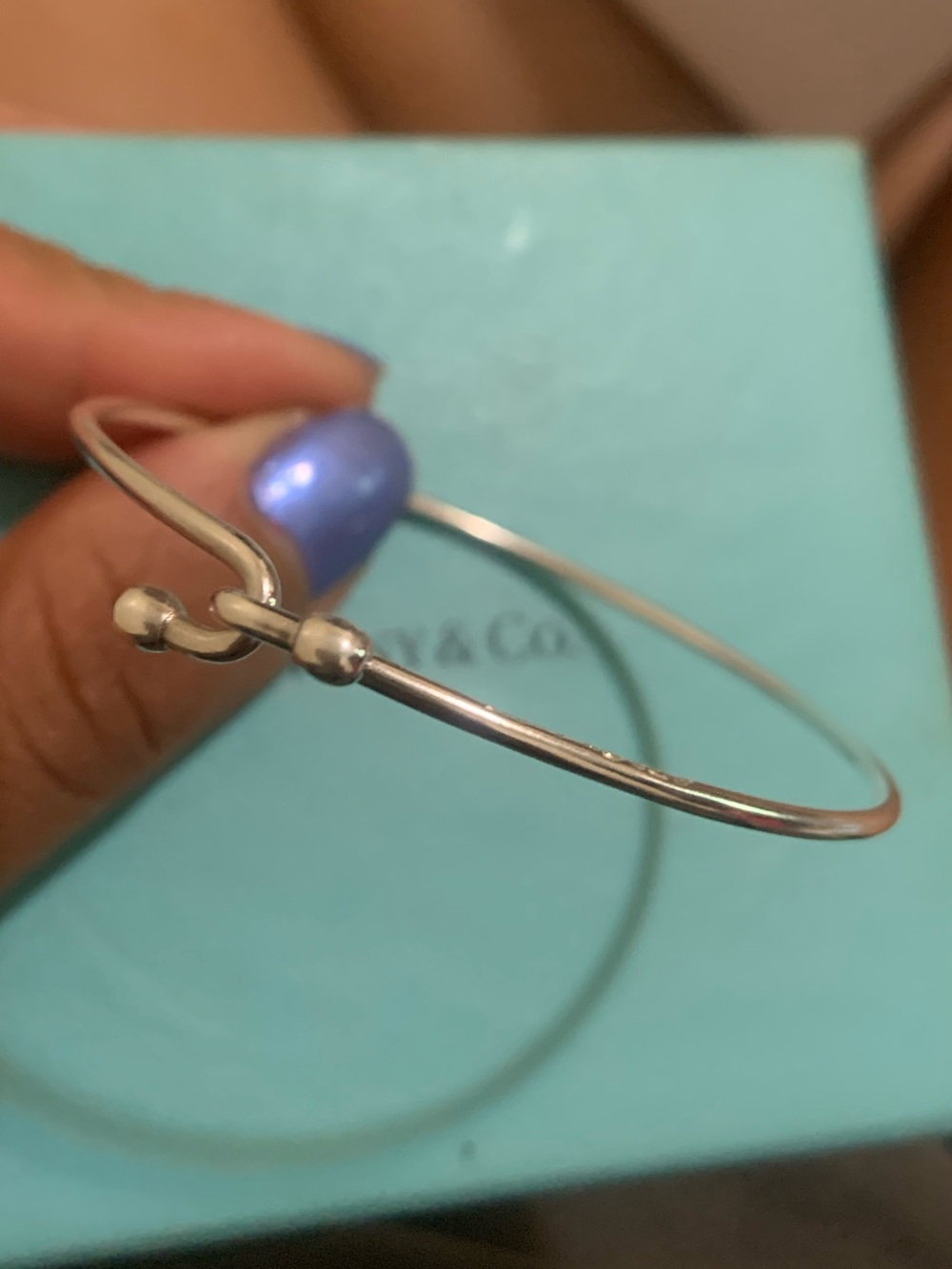 TIFFANY STERLING SILVER BANGLE